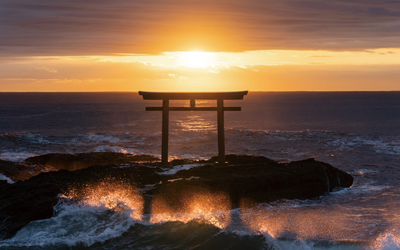 大洗　子供連れ　日帰り　大洗磯前神社・神磯の鳥居